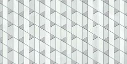 N-ceramica Onyx Silver Triangle Серый Глянцевый Декор 20х40 см