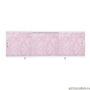 Alavann Оптима Экран для ванн 1,7 м пластик розовый закат (31)