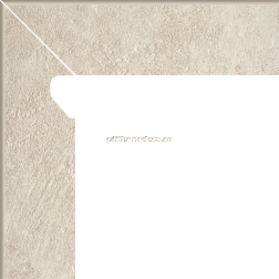 Paradyz Scandiano Beige Левый Плинтус 8,1x30 (Из двух частей) см