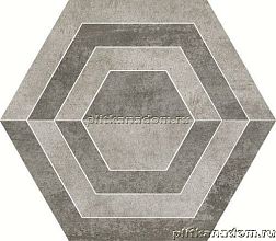 Paradyz Scratch Grys Heksagon A Декор 26х29,8 см