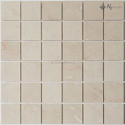 NS-mosaic Stone series КP-760 Камень полированный Бежевая Мозаика 29,8х29,8 (4,8х4,8) см