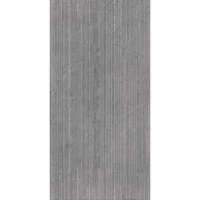 Italica Fog Gris Linear Stonelo Carving Серый Матовый Керамогранит 60х120 см