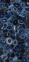 Zodiac Ceramica Agate Blue Polished Синий Полированный Керамогранит 120x260 см