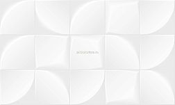 Gracia Ceramica Blanc White 02 Белая Матовая Настенная плитка 30х50 см