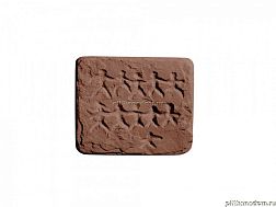 UniStone Наскальная живопись 7 Коричневый Вставка 14,5x14,5x2,2 см