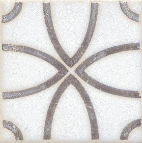 Керама Марацци Амальфи STG-A405-1266 Орнамент коричневый Вставка 9,9х9,9 см