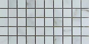 Eletto Ceramica Calacatta Floor Белая Матовая Мозаика 15х30 (3х3) см