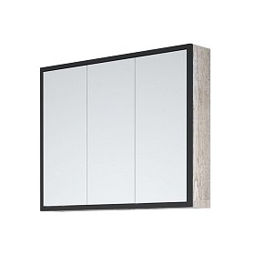 Corozo Айрон SD-00000282 Зеркало-шкаф 90, черный-антик