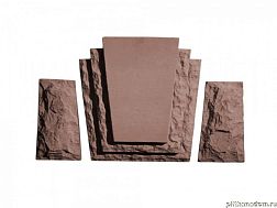 UniStone 3 Коричневый Замковый камень 14,2x25,2x3,5 см