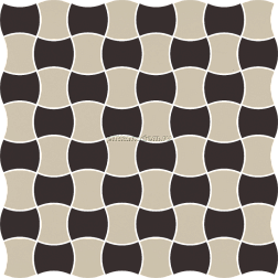 Paradyz Modernizm Nero Mozaika Prasowana K.3,6X4,4 Mix C Мозаика 30,9x30,9 см