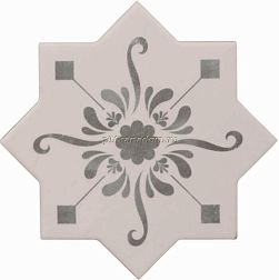 Cevica Becolors Star Dec. Stencil Grey Керамогранит 13,25х13,25 см