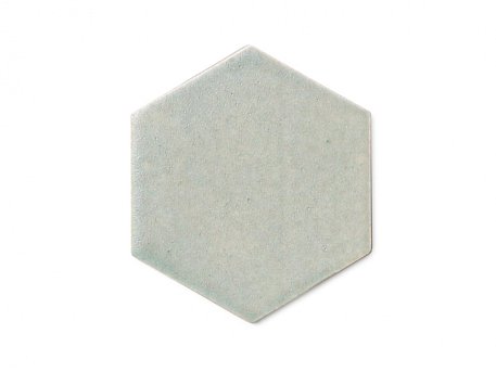 ПентаКерамика Шестиугольник Голубой опал Настенная плитка ручной работы 12,5х11,1 см