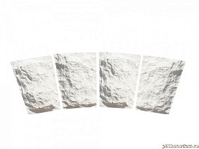 UniStone Трапеция каменная Белый Обход для арок 10,6x20,7x4,2 см
