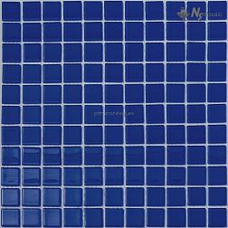 NS-mosaic Crystal series S-466 стекло Синяя Глянцевая Мозаика 30х30 (2,5х2,5) см