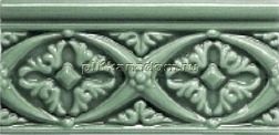 Adex Modernista ADMO4006 Relieve Bizantino C-C Verde Oscuro Бордюр 7,5х15 см