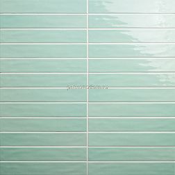 Mainzu Sidney Aqua Зеленая Глянцевая Настенная плитка 5х30 см