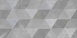 Azori Opale 588912001 Grey Geometria Декор 31,5х63 см