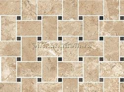 Sant Agostino Marmocrea Rete Terra KRY Декор 30х30 см