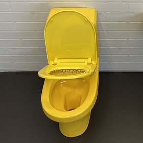 Comforty Моноблок детский 2311Y (жёлтый), сиденье полипропилен с микролифтом