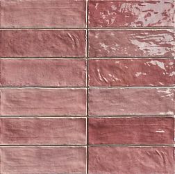 Mainzu Positano Rubino Розовая Глянцевая Настенная плитка 6,5x20 см