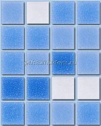 Irida Breeze Cloud Стеклянная мозаика 32,7х32,7 см