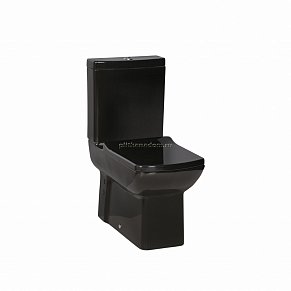 Creavit Lara LR360-00SI00E-0000 Унитаз с биде к стене, черный