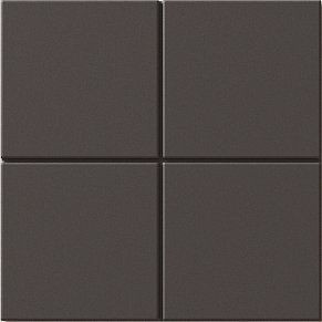 Wow Raster Grid M Basalt Черный Матовый Керамогранит 15x15 см