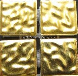 Irida Gold FOGS Гофрированная Мозаика формованная 1х1 см