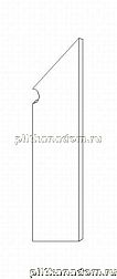 Atlas Concorde Seastone Greige Battiscopa Sag.DX Плинтус 7,2х30 см