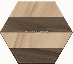 Jet Mosaic Hex Cut HCB-P Декор Напольная плитка 29,7x25,8 см