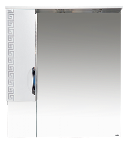 Зеркальный шкаф Misty Престиж - 80 Зеркало лев. серебряная патина Э-Прсж02080-014ЛСбп