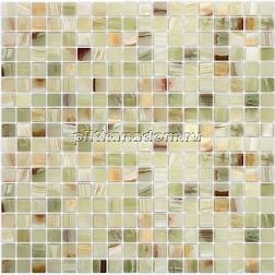 Caramelle Pietrine 7 мм Onice Jade Verde Pol Мозаика 30,5х30,5х0,7 (1,5х1,5) см