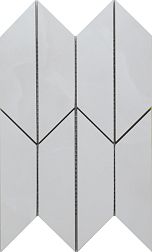 Keratile Baikal Trapeze Beige Satinado Бежевая Матовая Мозаика 18,5х32,2 см