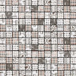 Mosavit Стеклянная мозаика Graphic Coffee Time 31,6x31,6 см