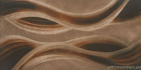 Serra Pulpis Brown Wave Dеcor Glossy Декор 30x60