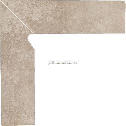 Paradyz Viano Beige Mat Плинтус левый 8,1x30 (Из двух частей) см