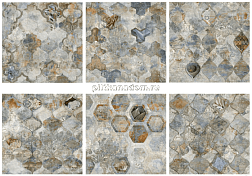 Absolut Keramika Santorini Микс Матовый Керамогранит 60,8x60,8 см