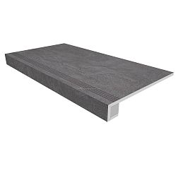 Ametis Spectrum SR06 Graphite Серая Неполированная + Подступенок (14,5x120) Ступень 33х120 см