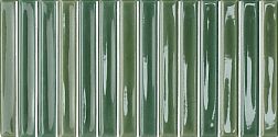 Wow Colour Notes Bars Fennel Зеленая Глянцевая Настенная плитка 12,5x25 см
