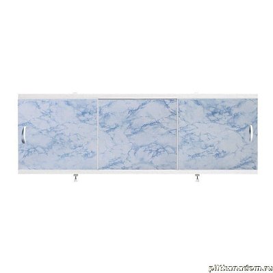 Alavann Оптима Экран для ванн 1,7 м пластик серо-синий мрамор (41)