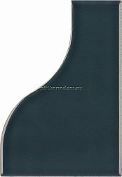 Equipe Curve 28852 Ink Blue Синяя Глянцевая Настенная плитка 8,3x12 см