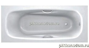 BLB Universal Ванна стальная 170х70 HG с отверстиями для ручек 20,8