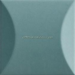 Ava Ceramica UP Cuscino Green Matte Зеленая Матовая Настенная плитка 10x10 см