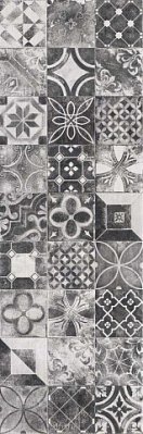 Dom Ceramiche Pura Decora Nero Rett Настенная плитка 49,8х149,8 см