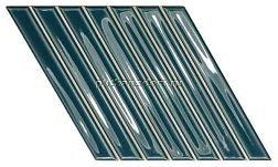 Wow Spike Bars Настенная плитка 135015 A Peacock Blue Gloss 15x25,9