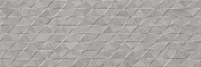 Peronda Downtown 4D Grey Triangle SP R Серый Матовый Ректифицированный Керамогранит 33,3x100 см