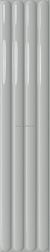 DNA tiles Plinto Out Grey Gloss Серая Глянцевая Настенная плитка 10,7x54,2 см
