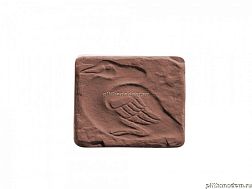 UniStone Птицы 2 Коричневый Вставка 14,3x14,3x2,5 см