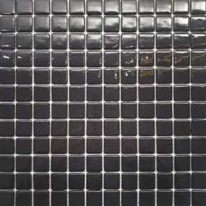 Gidrostroy Стеклянная мозаика QN-007 Черная Глянцевая 2,5x2,5 31,7x31,7 см