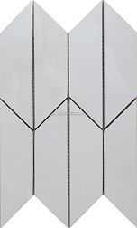 Keratile Baikal Trapeze Beige Satinado Бежевая Матовая Мозаика 18,5х32,2 см